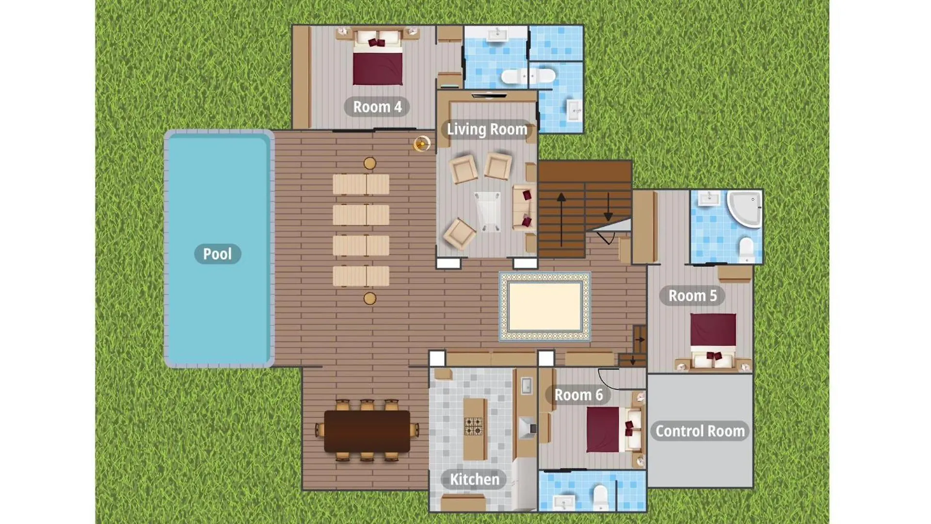 6 Bedrooms Seaview With Pool - Belle Sunset Villa Koh Lanta Thailand